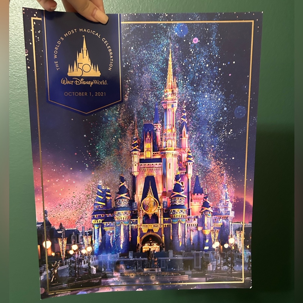 Disney 50 Year Celebration Print